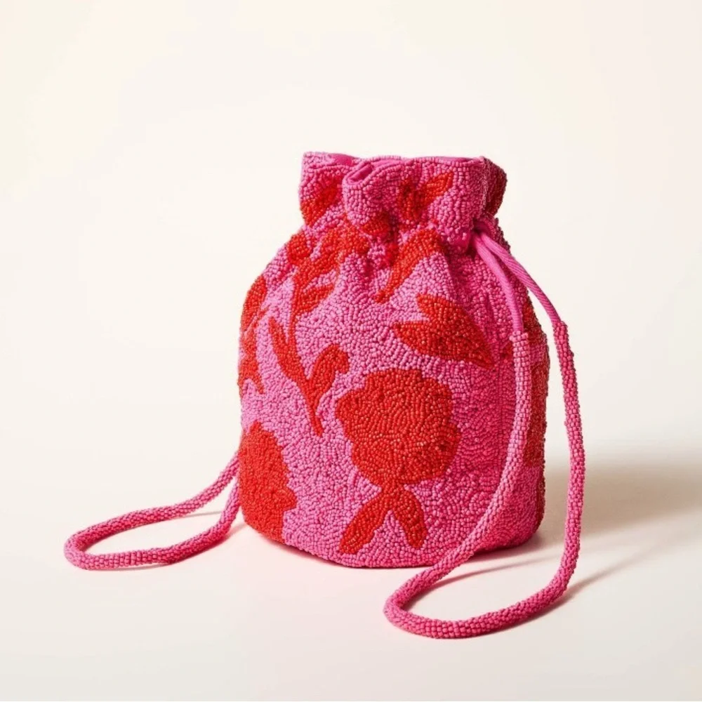 Kate Spade x Target Beaded Bucket Bag NWT